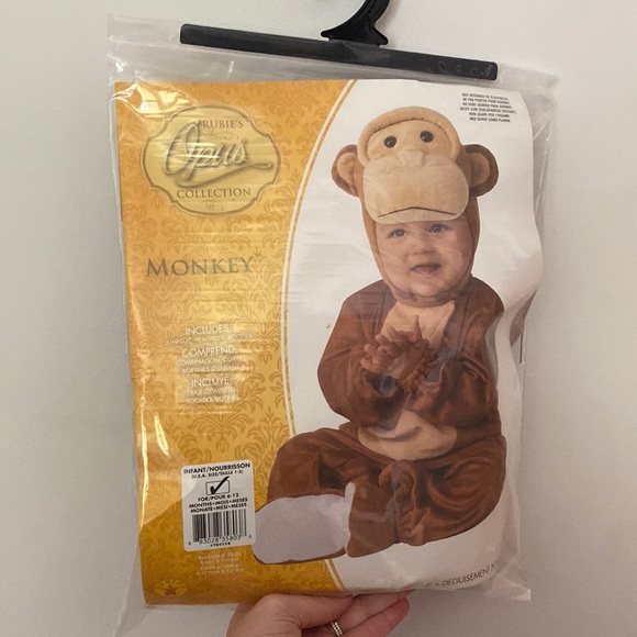 6-12 month old monkey costume - Picture 1 of 3